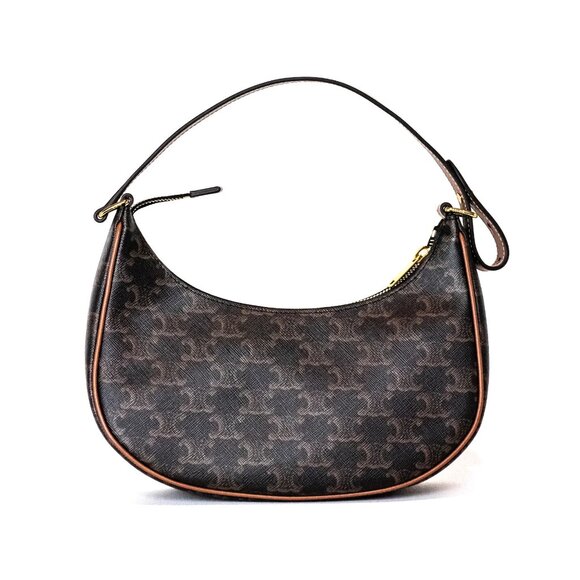 Celine Ava Bag in Triomphe Canvas & Calfskin - Tan (Like New) - Picture 1 of 5